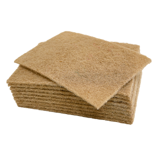 Image sur Tampons à récurer brun ECO - 6 x 9 po