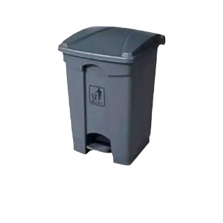 Image sur Poubelle à pédale avec couvercle - 45L